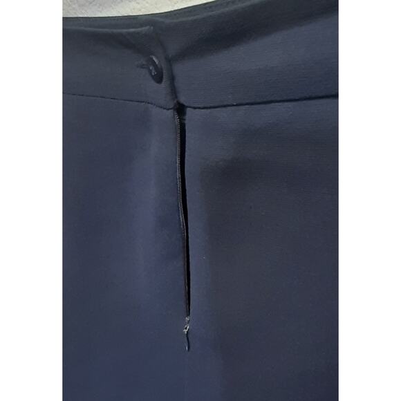 Jones Wear Essentials Navy Blue Career Lined Pencil Midi Skirt l Size: 16 - Picture 3 of 8